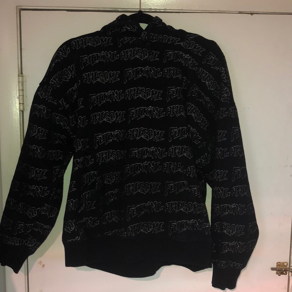 Fucking awesome all over embroidery hoodie
